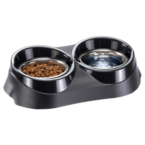 Duo feed 03 - support pour ecuelle kc54 de Ferplast - cage pour oiseaux et rongeurs dans Gamelles et distributeurs pour chiens