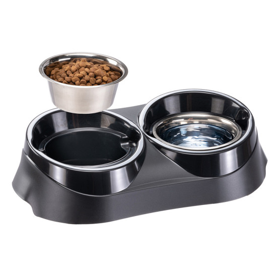 Duo feed 03 - support pour ecuelle kc54 de Ferplast - cage pour oiseaux et rongeurs dans Gamelles et distributeurs pour chiens