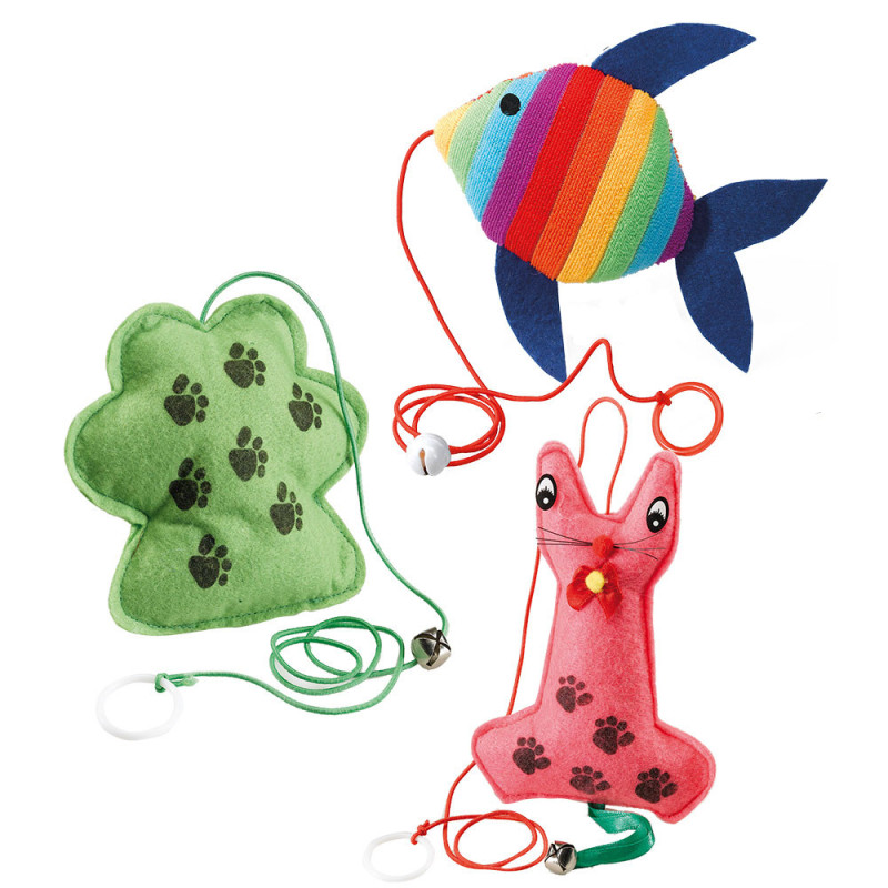 Jouet chat tissu pa 5024 de Ferplast - cage pour oiseaux et rongeurs dans Jouets pour chats
