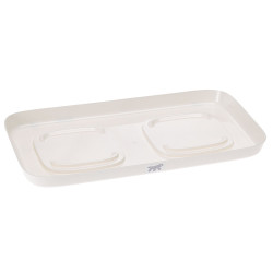 Plateau de proprete glam tray xs taupe de Ferplast - cage pour oiseaux et rongeurs dans Gamelles, distributeurs et fontaines ...