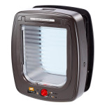 Swing microchip large marron - chatiere electro de Ferplast - cage pour oiseaux et rongeurs dans Chatieres pour portes