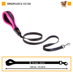Ergofluo g15/120 laisse rose de Ferplast - cage pour oiseaux et rongeurs dans Laisses pour chien