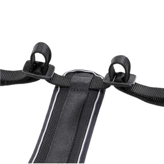 Genius p ex large - harnais noir de Ferplast - cage pour oiseaux et rongeurs dans Harnais pour chien