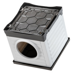 Petvilla 50 - habitat en plastique de Ferplast - cage pour oiseaux et rongeurs dans Niches pour chiens