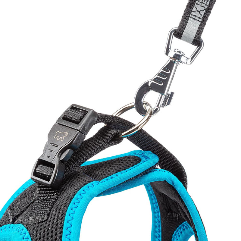 Kaori xl noir bleu - harnais de Ferplast - cage pour oiseaux et rongeurs dans Harnais pour chien
