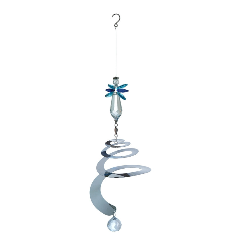 Mobile attrape-soleil cristal ruban bleu de Herboristerie et Esotérisme à Libourne dans 💎 Bijoux et accessoires ésotériques