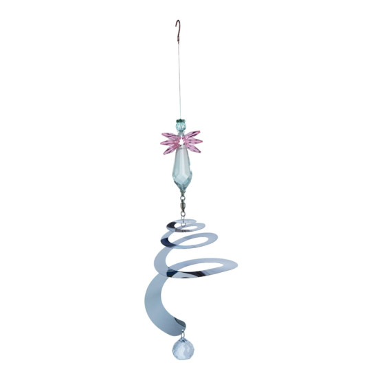 Mobile attrape-soleil cristal ruban rose de Herboristerie et Esotérisme à Libourne dans 💎 Bijoux et accessoires ésotériques