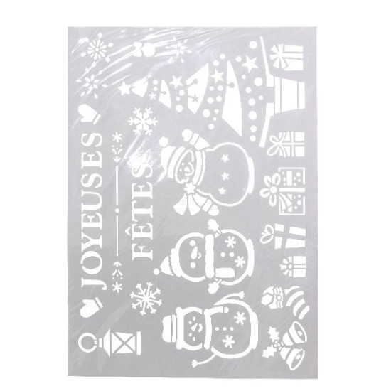 Pochoir sujet noel gm decoration noel de Déco de Noël - Jardinerie Bordeaux et Libourne dans Déco de Noël Divers