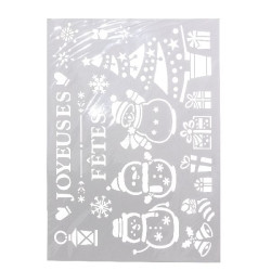 Pochoir sujet noel gm decoration noel de Déco de Noël - Jardinerie Bordeaux et Libourne dans Déco de Noël Divers