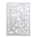 Pochoir sujet noel gm decoration noel de Déco de Noël - Jardinerie Bordeaux et Libourne dans Déco de Noël Divers