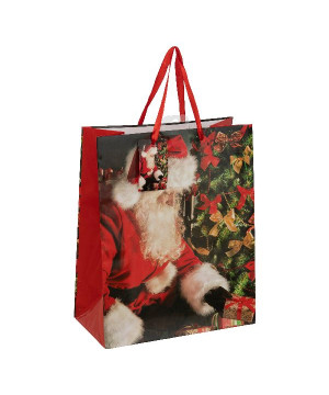 Sac cadeau pere noel mm decoration noel de Déco de Noël - Jardinerie Bordeaux et Libourne dans Emballages pour Noël