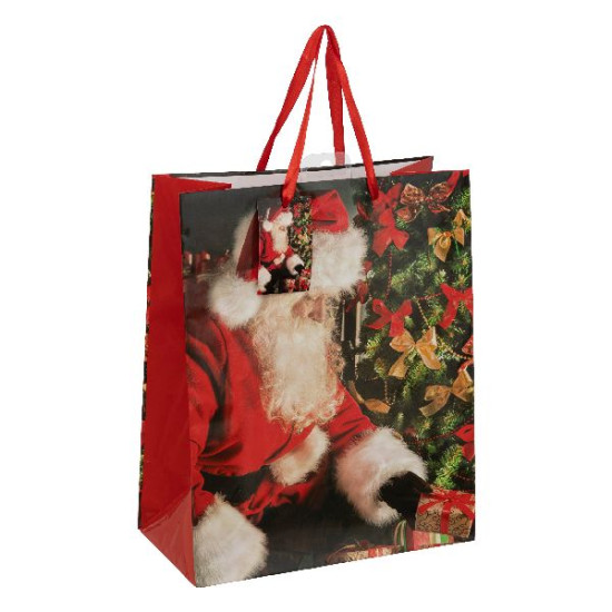Sac cadeau pere noel mm decoration noel de Déco de Noël - Jardinerie Bordeaux et Libourne dans Emballages pour Noël