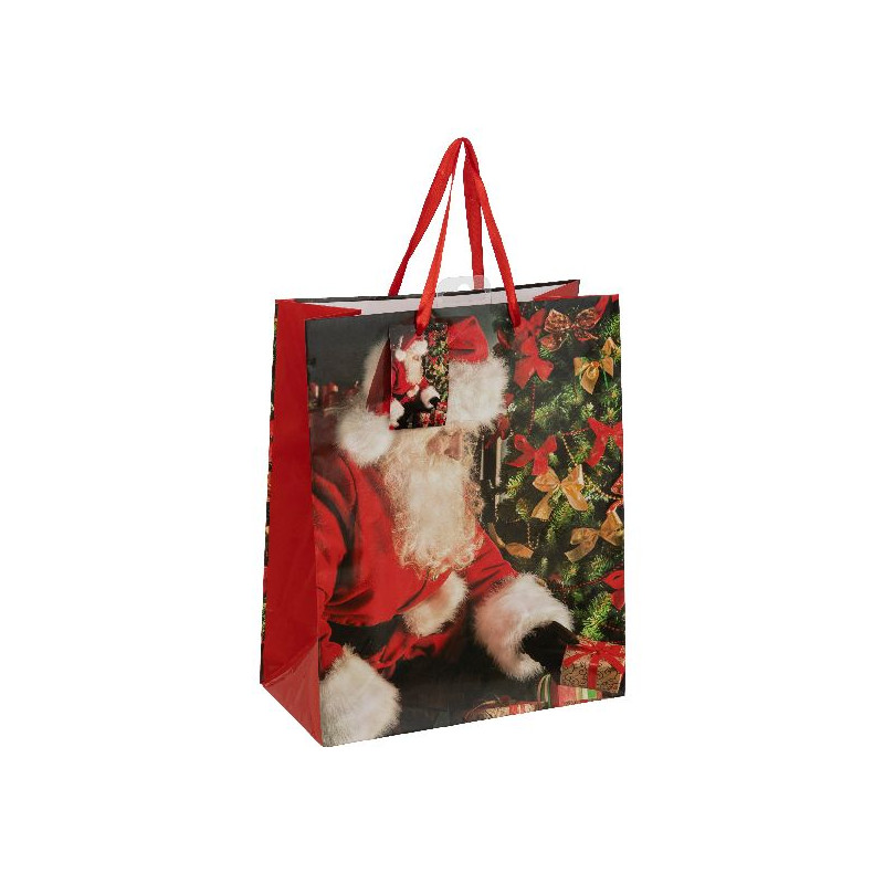 Sac cadeau pere noel mm decoration noel de Déco de Noël - Jardinerie Bordeaux et Libourne dans Emballages pour Noël