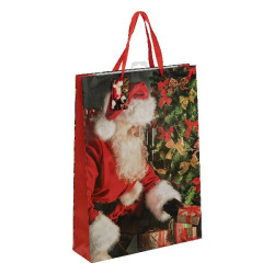 Sac cadeau pere noel gm decoration noel de Déco de Noël - Jardinerie Bordeaux et Libourne dans Emballages pour Noël