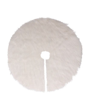 Tapis sapin fourrure blanc d90cm deco noel de Déco de Noël - Jardinerie Bordeaux et Libourne dans 🎄Déco de sapin