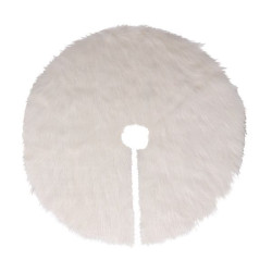 Tapis sapin fourrure blanc d90cm deco noel de Déco de Noël - Jardinerie Bordeaux et Libourne dans 🎄Déco de sapin