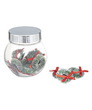 Bocal de couronne rouge 3cm x8 decoration noel de Déco de Noël - Jardinerie Bordeaux et Libourne dans 🍽️Décoration de table d...