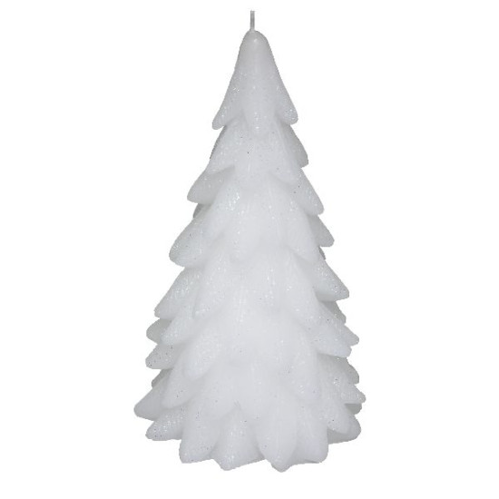 Bougie sapin 20.5cm ass decoration de noel de Déco de Noël - Jardinerie Bordeaux et Libourne dans Bougie de Noël et accessoires