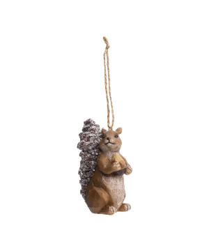 Ecureuil resine avec noisette 9.3cm deco noel de Déco de Noël - Jardinerie Bordeaux et Libourne dans 🎄Déco de sapin