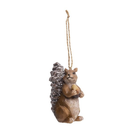 Ecureuil resine avec noisette 9.3cm deco noel de Déco de Noël - Jardinerie Bordeaux et Libourne dans 🎄Déco de sapin