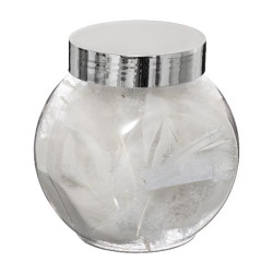 Bocal de plumes paillete blanc/argent pour noel de Déco de Noël - Jardinerie Bordeaux et Libourne dans 🍽️Décoration de table ...