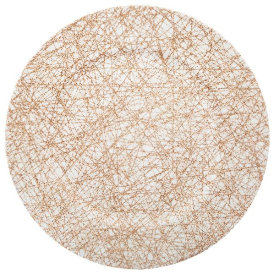 Assiette presentation ligne or+blanc d33cm noel de Déco de Noël - Jardinerie Bordeaux et Libourne dans 🍽️Décoration de table ...