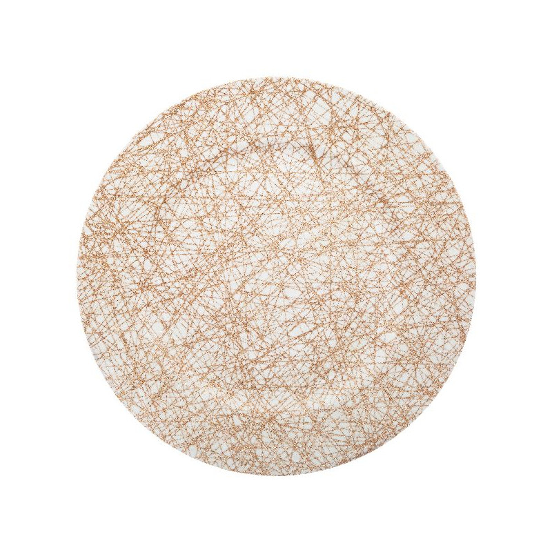 Assiette presentation ligne or+blanc d33cm noel de Déco de Noël - Jardinerie Bordeaux et Libourne dans 🍽️Décoration de table ...