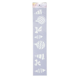 Pochoir noel banderole h60x12cm decoration noel de Déco de Noël - Jardinerie Bordeaux et Libourne dans Déco de Noël Divers