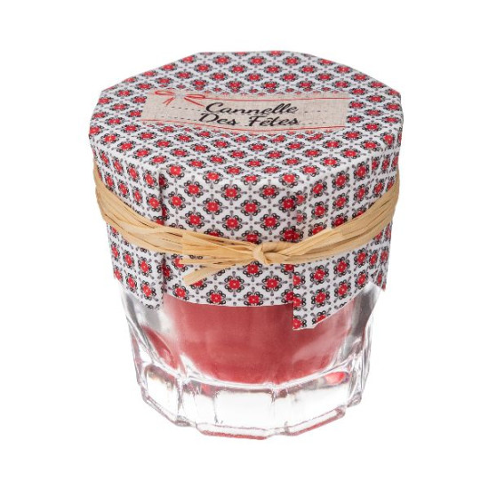 Bougie parfume pot confiture x8 decoration noel de Déco de Noël - Jardinerie Bordeaux et Libourne dans Bougie de Noël et acce...