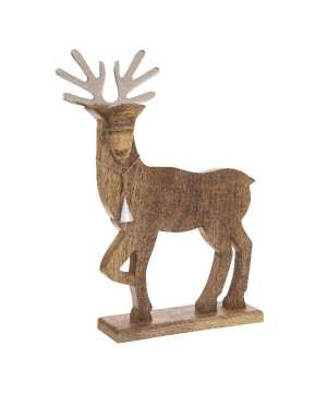 Renne bois metal 50cm decoration noel de Déco de Noël - Jardinerie Bordeaux et Libourne dans 🎅Figurine de Noël