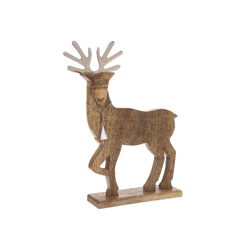 Renne bois metal 50cm decoration noel de Déco de Noël - Jardinerie Bordeaux et Libourne dans 🎅Figurine de Noël