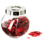 Bocal de decoration pour table rouge pour noel de Déco de Noël - Jardinerie Bordeaux et Libourne dans 🍽️Décoration de table d...