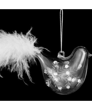 Oiseau argent+plume 7cm decoration noel de Déco de Noël - Jardinerie Bordeaux et Libourne dans 🎄Déco de sapin