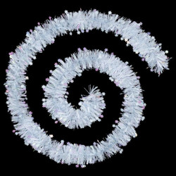 Guirlande avec etoile 2m blanc decoration noel de Déco de Noël - Jardinerie Bordeaux et Libourne dans Guirlande pour sapin de...