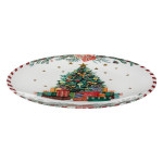 Assiette presentation sapin cadeau d33cm noel de Déco de Noël - Jardinerie Bordeaux et Libourne dans 🍽️Décoration de table de...