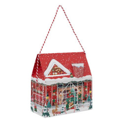 Boite de sac maison pour noel motif lutins de Déco de Noël - Jardinerie Bordeaux et Libourne dans 🎄Déco de sapin