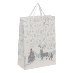 Sac cadeau souffle polaire gm decoration noel de Déco de Noël - Jardinerie Bordeaux et Libourne dans Emballages pour Noël