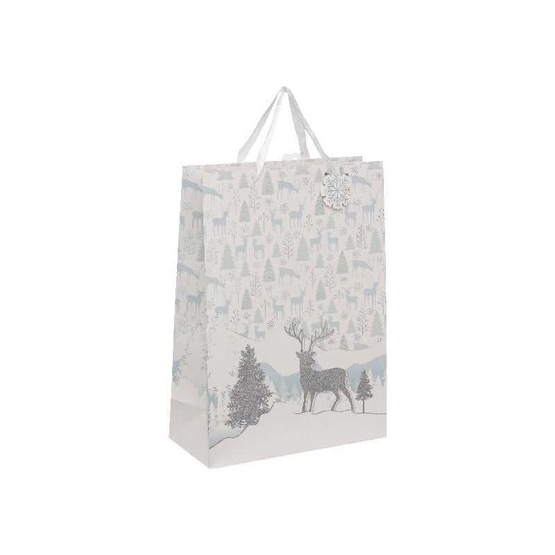 Sac cadeau souffle polaire gm decoration noel de Déco de Noël - Jardinerie Bordeaux et Libourne dans Emballages pour Noël