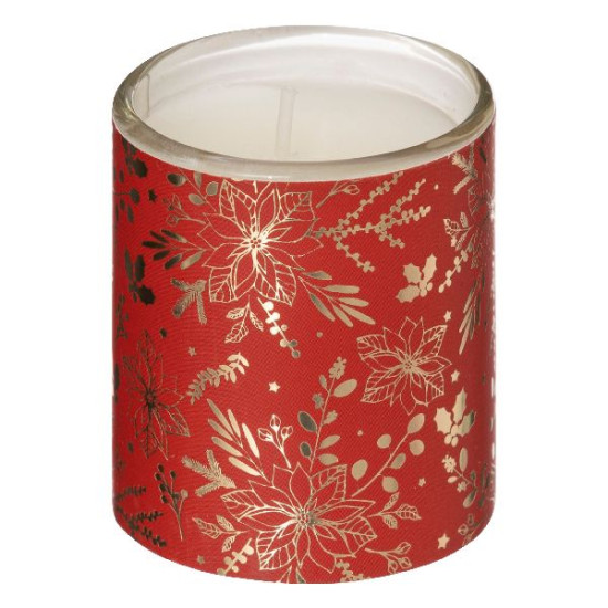 Bougie parfume photophore rouge x6 deco noel de Déco de Noël - Jardinerie Bordeaux et Libourne dans Bougie de Noël et accesso...