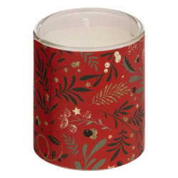 Bougie parfume photophore rouge x6 deco noel de Déco de Noël - Jardinerie Bordeaux et Libourne dans Bougie de Noël et accesso...