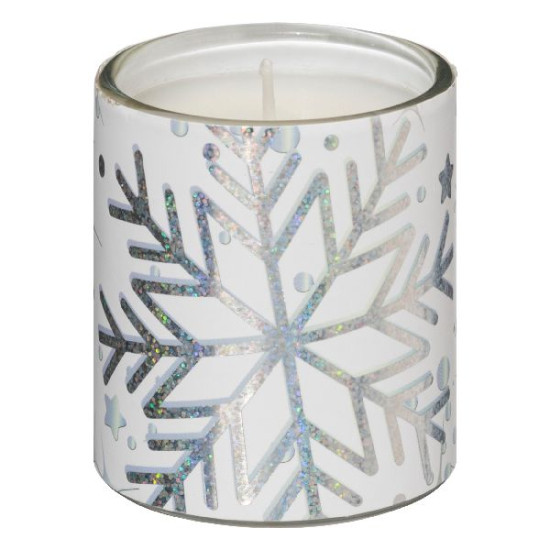 Coffret bougie photophore blanc x6 deco noel de Déco de Noël - Jardinerie Bordeaux et Libourne dans Bougie de Noël et accesso...