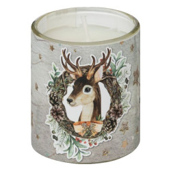 Bougie parfume pot sapin x8 decoration noel de Déco de Noël - Jardinerie Bordeaux et Libourne dans Bougie de Noël et accessoires