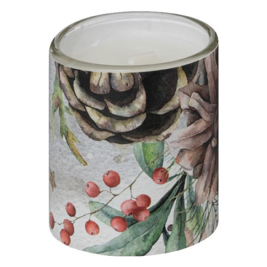 Bougie parfume pot sapin x8 decoration noel de Déco de Noël - Jardinerie Bordeaux et Libourne dans Bougie de Noël et accessoires