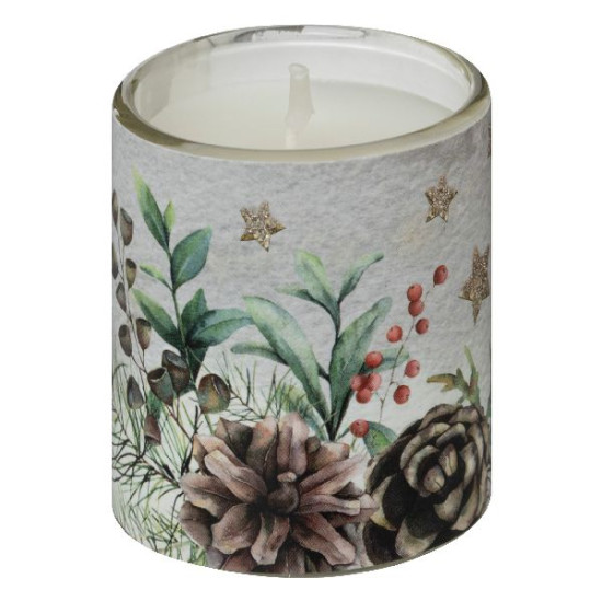 Bougie parfume pot sapin x8 decoration noel de Déco de Noël - Jardinerie Bordeaux et Libourne dans Bougie de Noël et accessoires