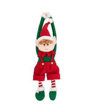 Lutin a accrocher 46cm decoration noel de Déco de Noël - Jardinerie Bordeaux et Libourne dans 🎅Figurine de Noël
