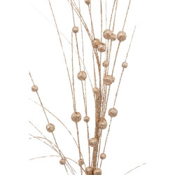 Branche roseau bille dore 95cm pour noel de Déco de Noël - Jardinerie Bordeaux et Libourne dans 🎄Décoration de Noël
