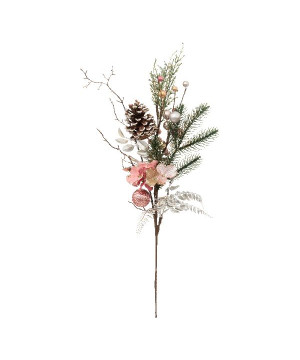 Bouquet or rose 64cm pour décorations de noel de Déco de Noël - Jardinerie Bordeaux et Libourne dans 🎄Décoration de Noël