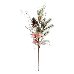 Bouquet or rose 64cm pour décorations de noel de Déco de Noël - Jardinerie Bordeaux et Libourne dans 🎄Décoration de Noël