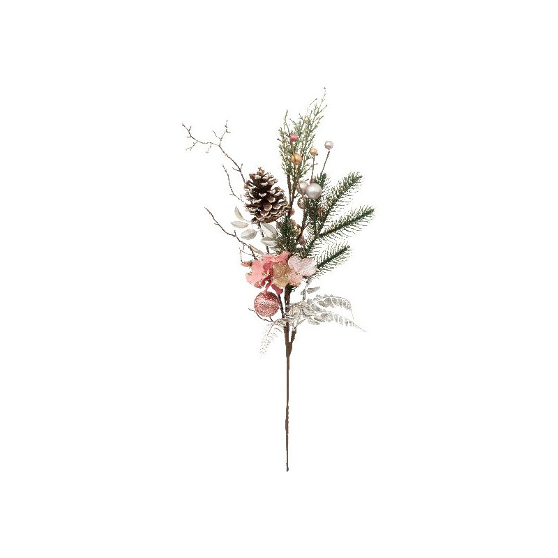Bouquet or rose 64cm pour décorations de noel de Déco de Noël - Jardinerie Bordeaux et Libourne dans 🎄Décoration de Noël