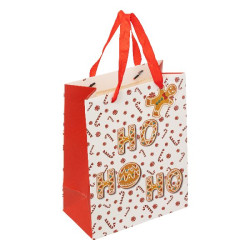 Sac cadeau pain epice pm decoration noel de Déco de Noël - Jardinerie Bordeaux et Libourne dans Emballages pour Noël